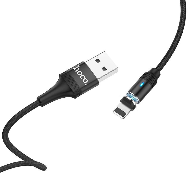 hoco-u76-fresh-magnetic-charging-cable-for-lightning-indicator
